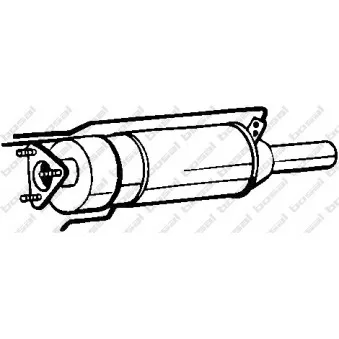 Filtre à particules / à suie, échappement BOSAL 095-205