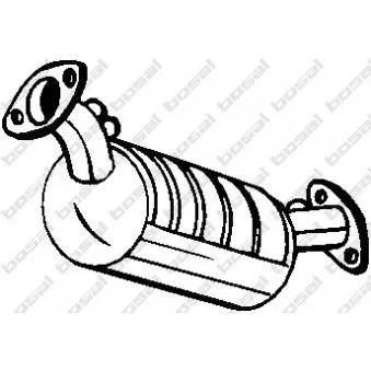 Filtre à particules / à suie, échappement BOSAL 095-221