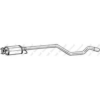 Filtre à particules / à suie, échappement BOSAL 097-208