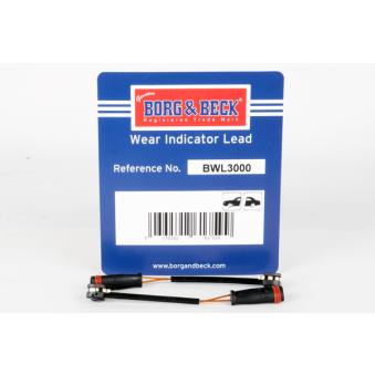 Contact d'avertissement, usure des plaquettes de frein BORG & BECK BWL3000
