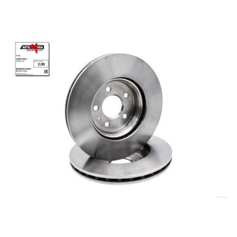 Jeu de 2 disques de frein avant AUTOMEGA