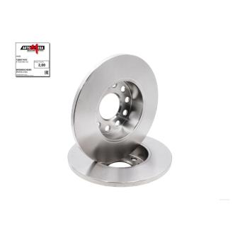 Jeu de 2 disques de frein arrière AUTOMEGA