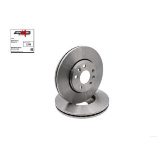 Jeu de 2 disques de frein avant AUTOMEGA