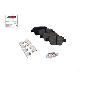 Jeu de 4 plaquettes de frein arrière AUTOMEGA 250151610