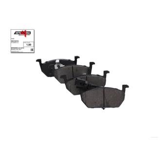 Jeu de 4 plaquettes de frein avant AUTOMEGA