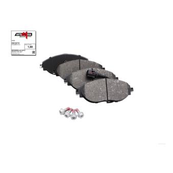 Jeu de 4 plaquettes de frein avant AUTOMEGA