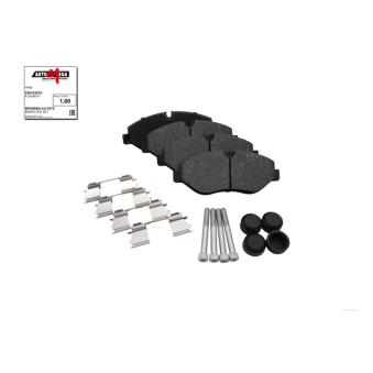 Jeu de 4 plaquettes de frein avant AUTOMEGA