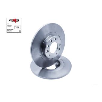 Jeu de 2 disques de frein arrière AUTOMEGA