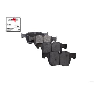 Jeu de 4 plaquettes de frein avant AUTOMEGA