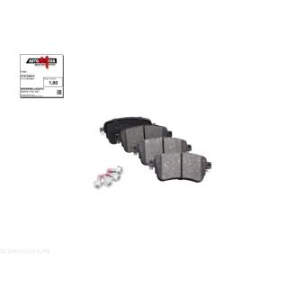 Jeu de 4 plaquettes de frein arrière AUTOMEGA