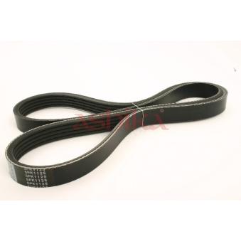 Courroie trapézoïdale à nervures ASHIKA 112-5PK1125