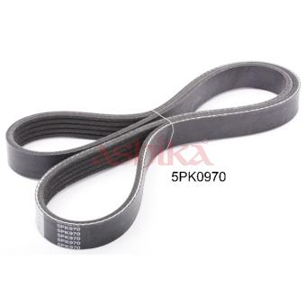 Courroie trapézoïdale à nervures ASHIKA 112-5PK970