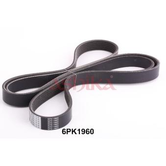 Courroie trapézoïdale à nervures ASHIKA 112-6PK1960