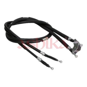 Tirette à câble, frein de stationnement ASHIKA 131-00-0432