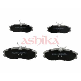 Jeu de 4 plaquettes de frein avant ASHIKA