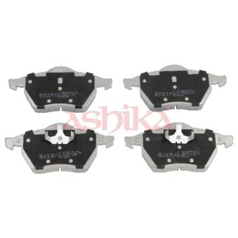 Jeu de 4 plaquettes de frein avant ASHIKA