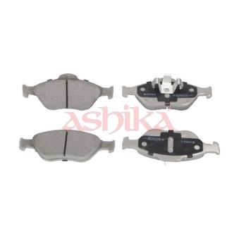 Jeu de 4 plaquettes de frein avant ASHIKA