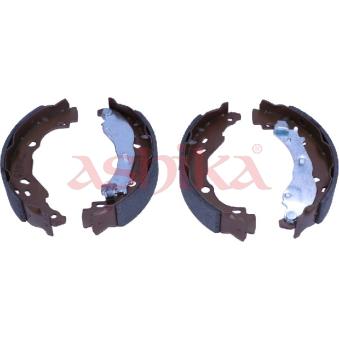 Jeu de mâchoires de frein ASHIKA