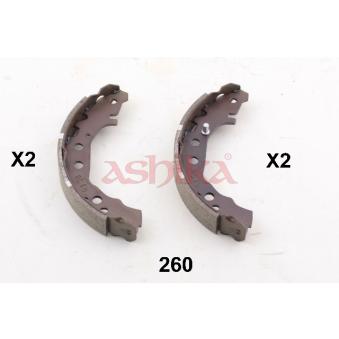 Jeu de mâchoires de frein ASHIKA