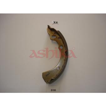 Jeu de mâchoires de frein ASHIKA 55-03-316