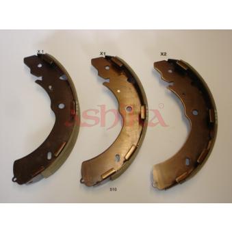 Jeu de mâchoires de frein ASHIKA