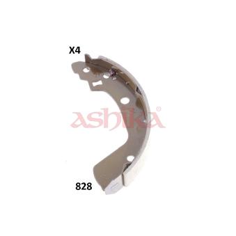 Jeu de mâchoires de frein ASHIKA