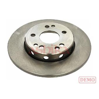 Jeu de 2 disques de frein avant ASHIKA 60-00-0531C