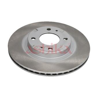 Jeu de 2 disques de frein avant ASHIKA