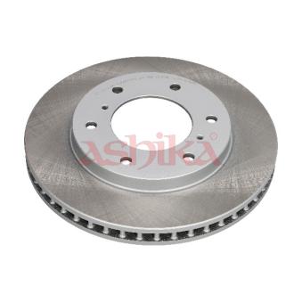 Jeu de 2 disques de frein avant ASHIKA