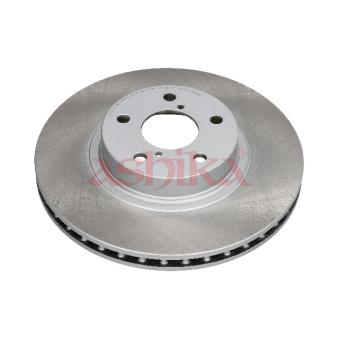 Jeu de 2 disques de frein avant ASHIKA