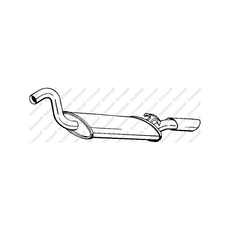 Silencieux arrière BOSAL 105-015