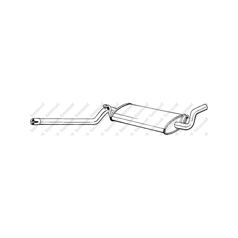Silencieux central BOSAL 105-019