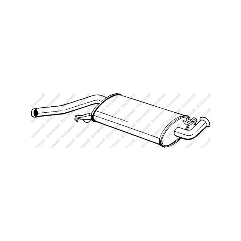 Silencieux central BOSAL 105-215