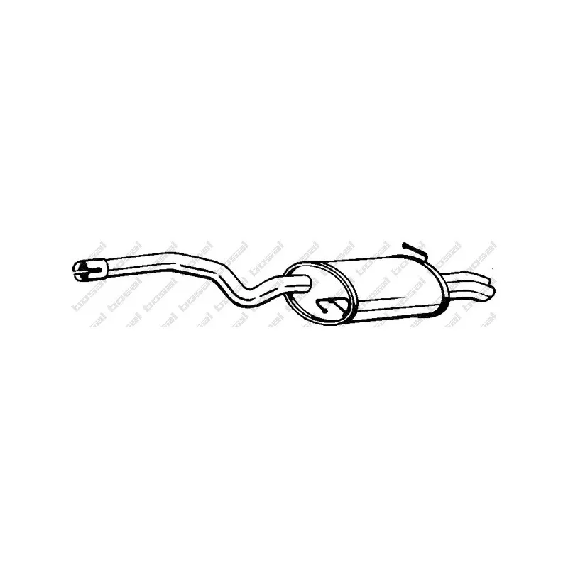 Silencieux arrière BOSAL 105-221