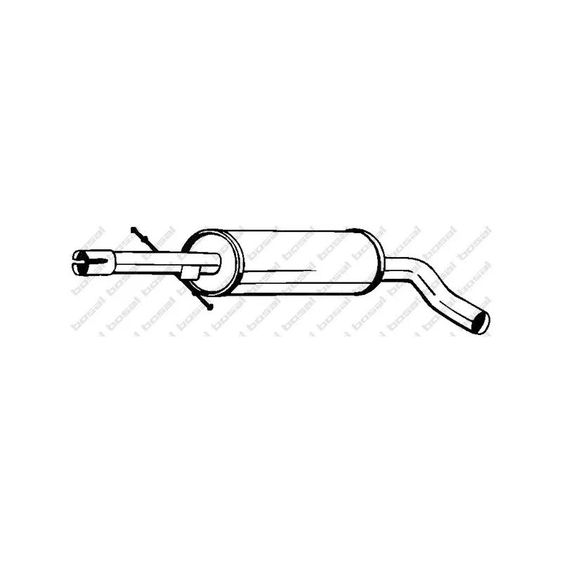 Silencieux central BOSAL 105-497