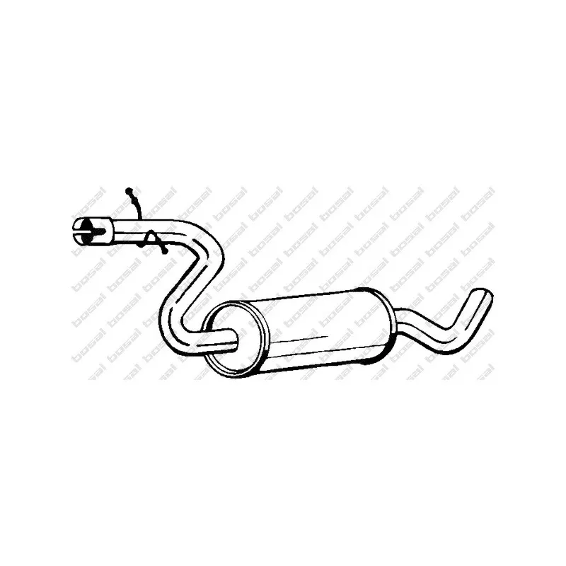 Silencieux central BOSAL 105-877