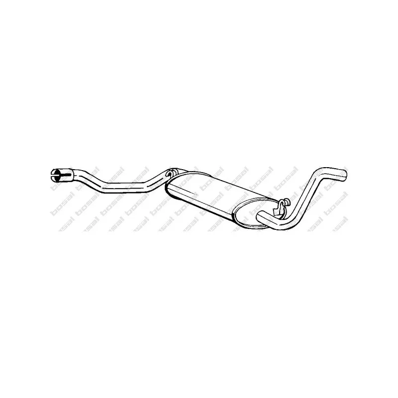 Silencieux arrière BOSAL 105-913