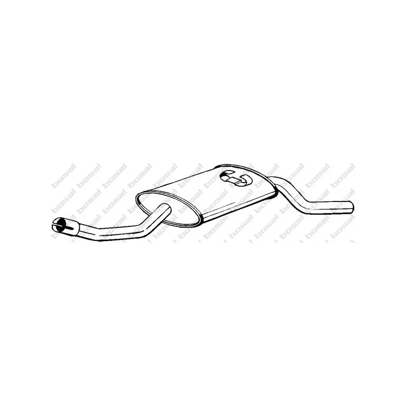 Silencieux arrière BOSAL 105-941