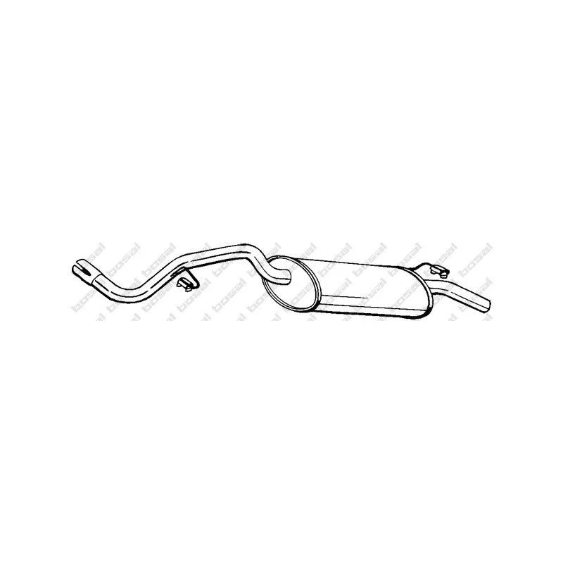 Silencieux arrière BOSAL 115-005