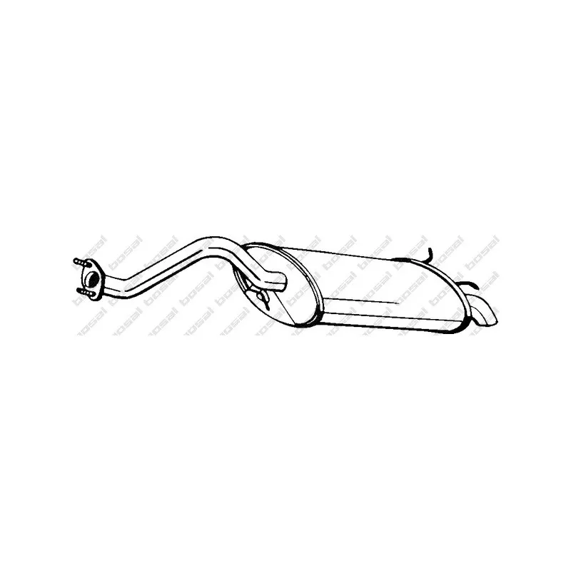 Silencieux arrière BOSAL 115-319