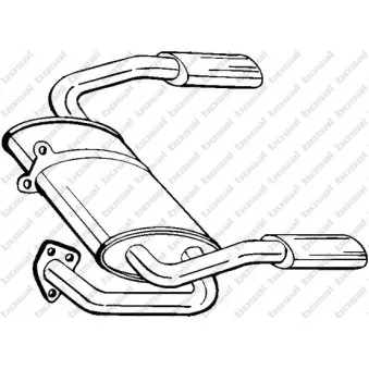 Silencieux arrière BOSAL 115-335