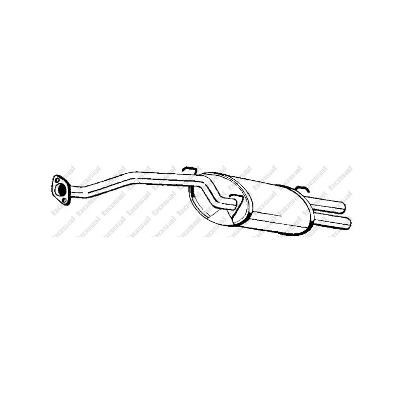 Silencieux arrière BOSAL 115-753