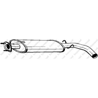 Silencieux central BOSAL 115-809