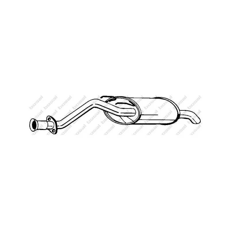 Silencieux arrière BOSAL 115-819