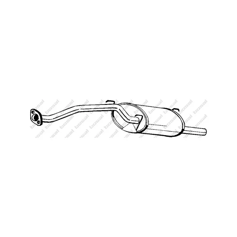 Silencieux arrière BOSAL 115-823