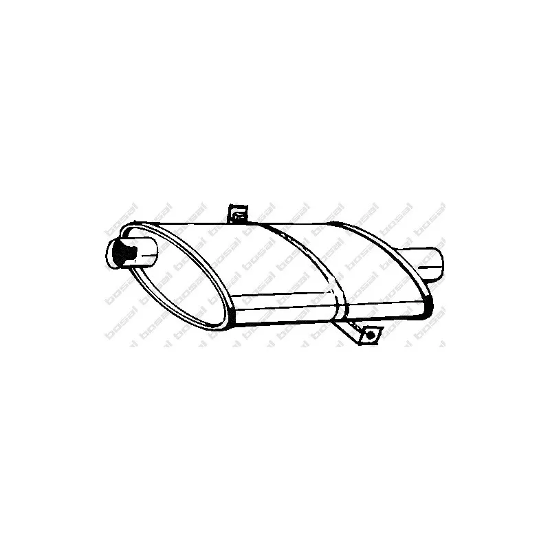 Silencieux central BOSAL 130-203
