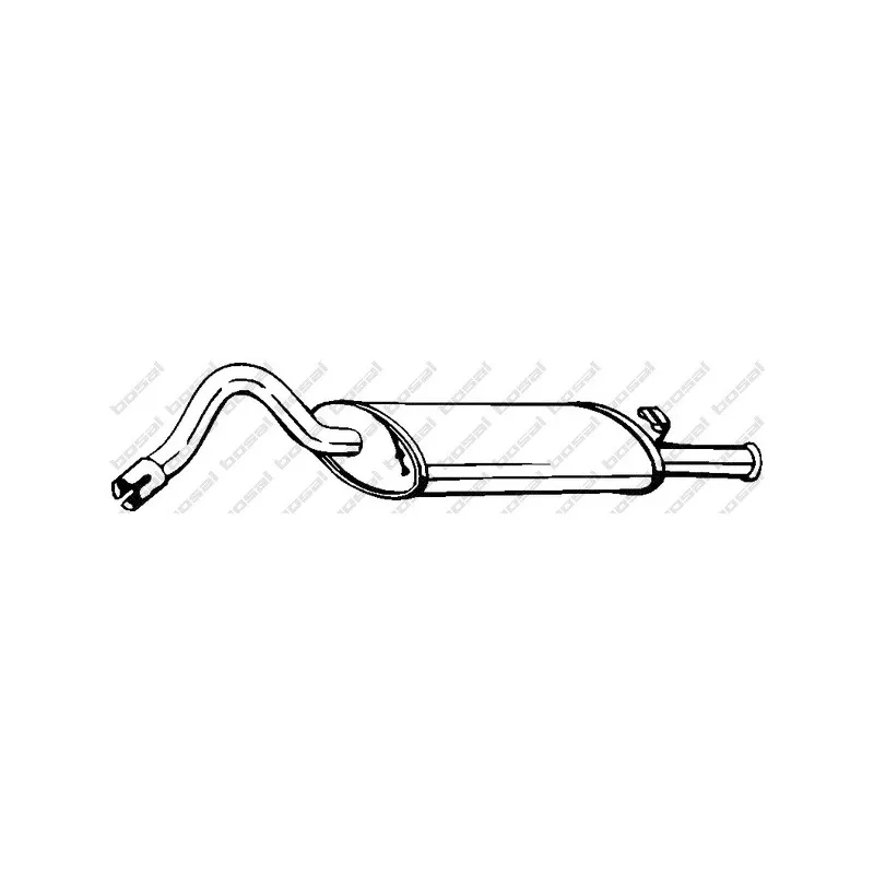 Silencieux arrière BOSAL 130-209