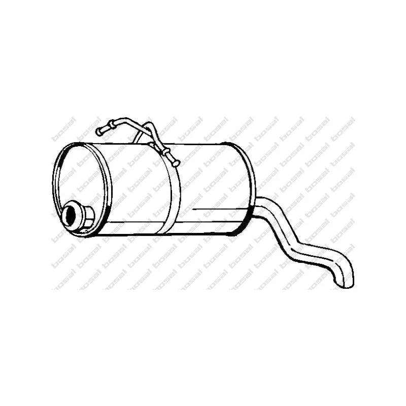 Silencieux arrière BOSAL 135-001