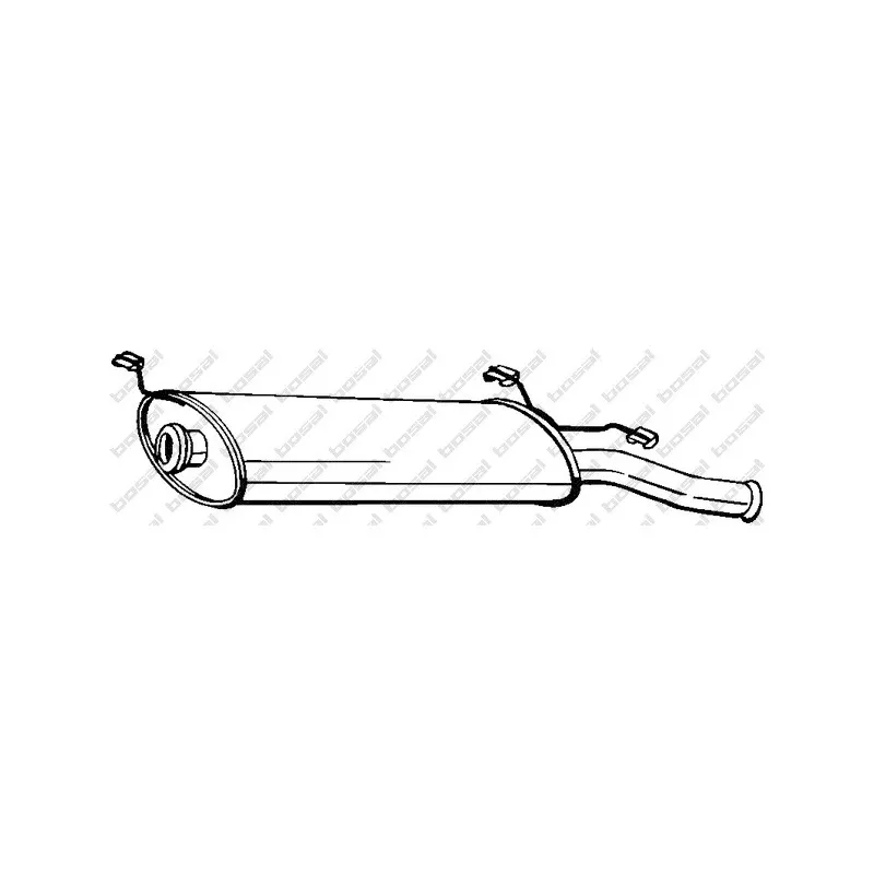 Silencieux arrière BOSAL 135-005