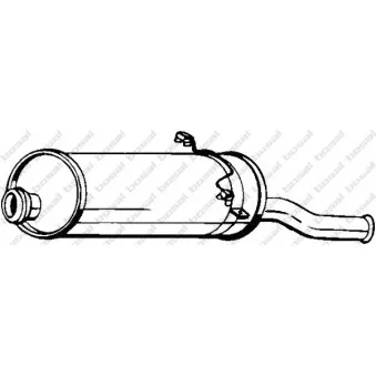 Silencieux arrière BOSAL 135-045